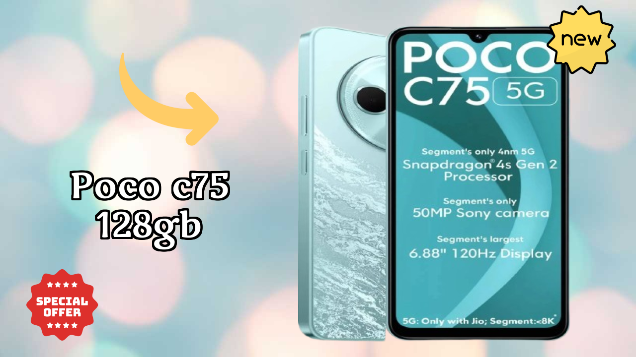 POCO C75 128GB Processor Review: Snapdragon 4s Gen 2 Performance