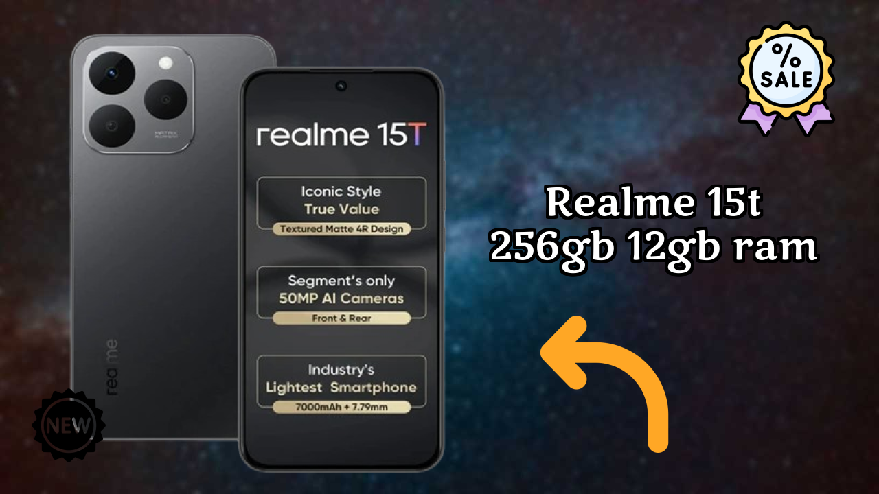 Why Realme Realme 15T 256GB 12GB RAM is Perfect for Content Creators