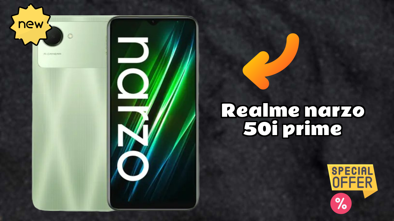 Realme Narzo 50i Prime at ₹7,199 - Complete Specifications List